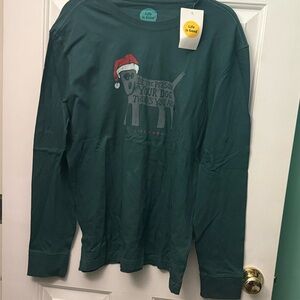 Net men’s life is good long sleeve shirt